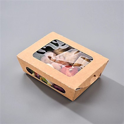 Salatbox/Obstpackungsbox/Einschalten Box/Pizza Packbox/Food Paper Packing Box/Einweg -Lebensmittelverpackung/Lunchbox/benutzerdefinierte Kartonverpackungsschachtel